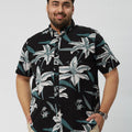 Plus Size Men Holiday Printed Half Sleeve  Shirts | XL-7XL