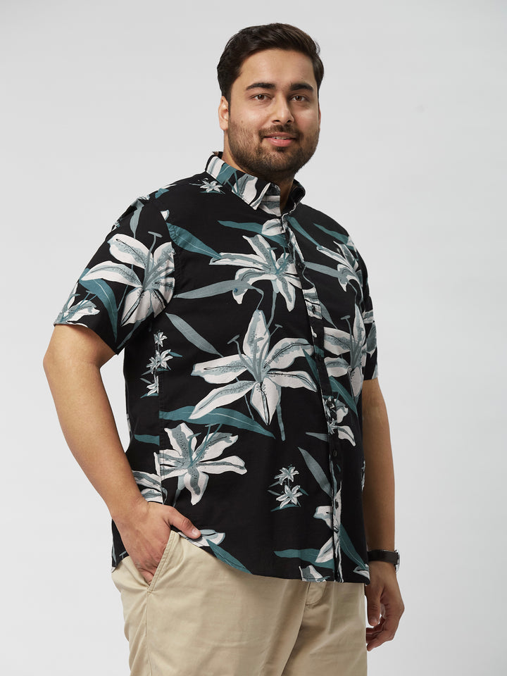 Men Holiday Printed Half Sleeve  Shirts