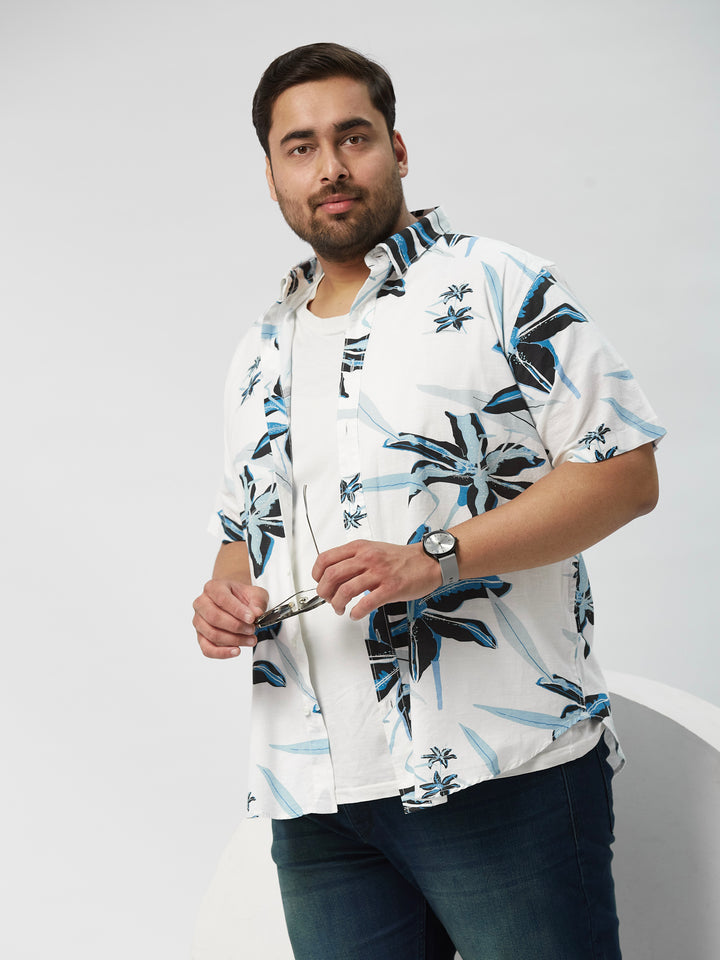 Men Holiday Printed Half Sleeve  Shirts