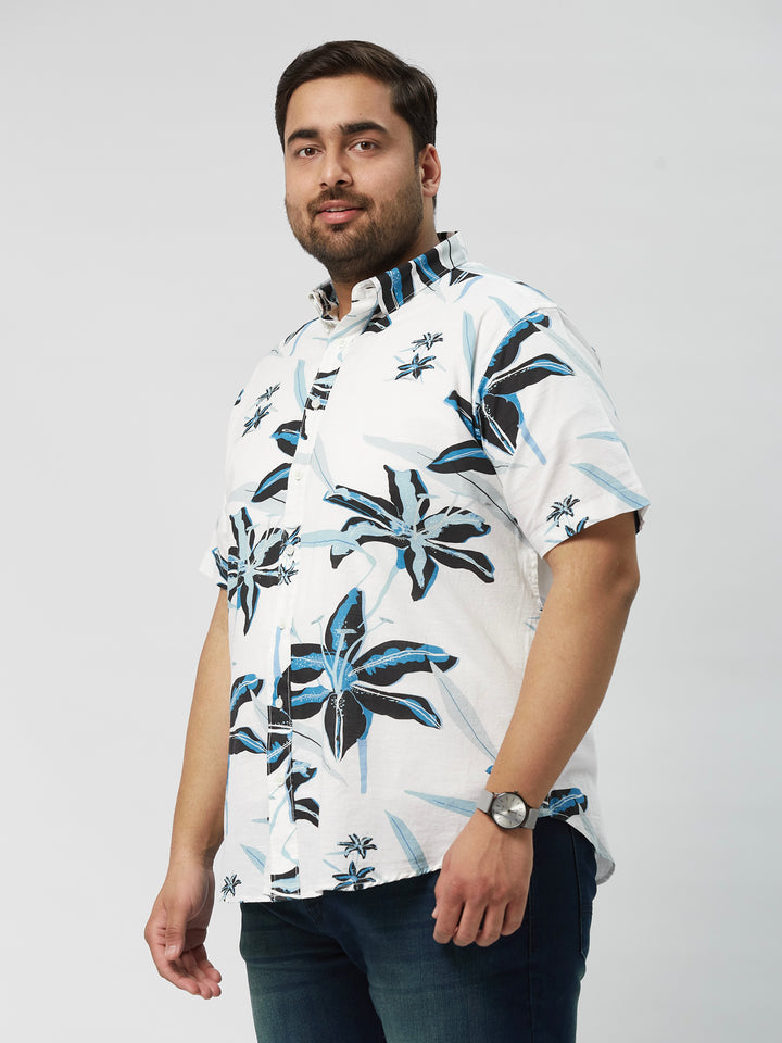 Men Holiday Printed Half Sleeve  Shirts