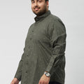 Plus Size Men Nautical Elegance Printed Stretch Full Sleeve Shirts | XL-7XL