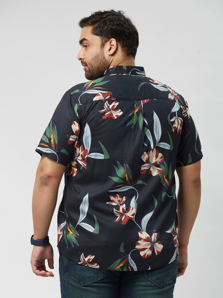 Men Holiday Printed Half Sleeve  Shirts