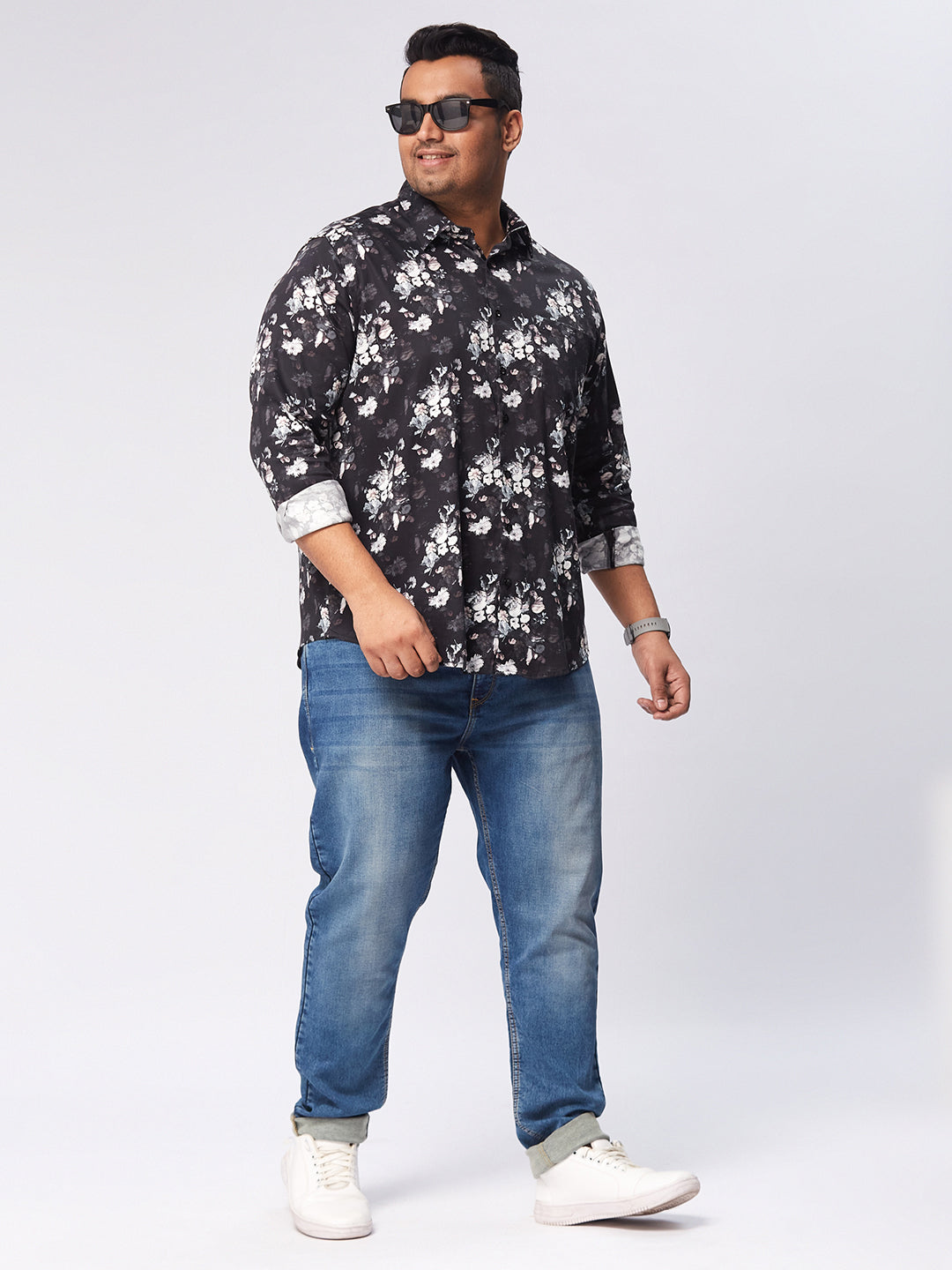 Men Occasion Printed Stretch Full Sleeve Shirts | XL-7XL