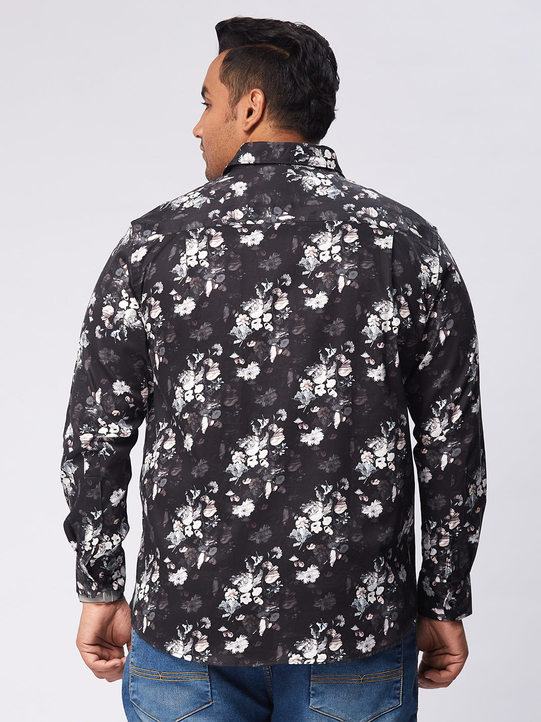 Men Occasion Printed Stretch Full Sleeve Shirts | XL-7XL