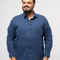 Plus size Giza Cotton Check Shirts For Men | XL-7XL