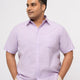 Plus size Solid Structure Cotton Smart Casual Shirt For Men | XL-7XL