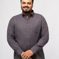 Plus size Solid Breezy Cotton  Shirt For Men | XL-7XL