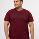 Plus size Structure Knit Graphic T-Shirt  For Men | XL-7XL