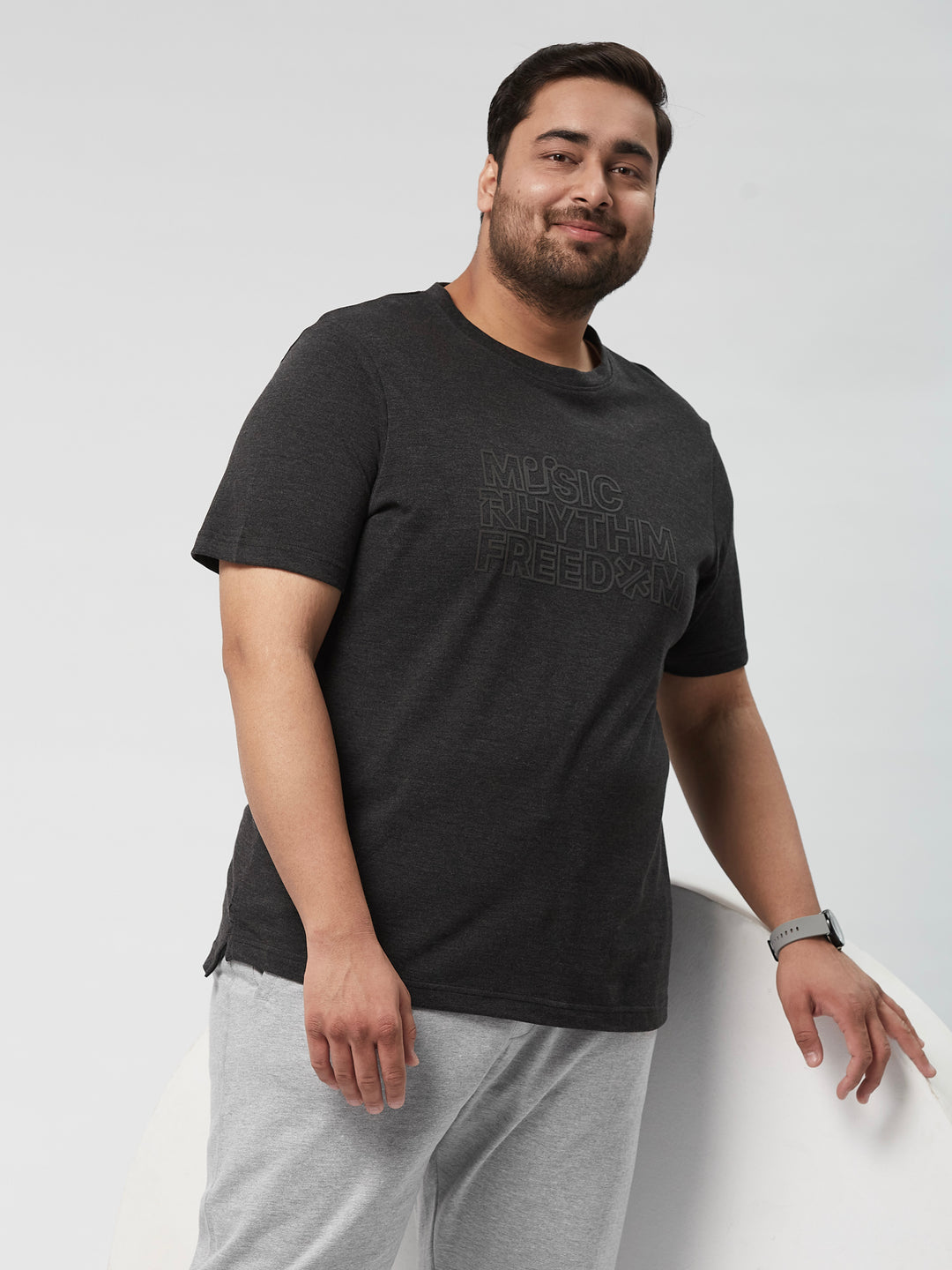 PLUS SIZE MEN STRUCTURED GRAPHIC TEES | XL-7XL