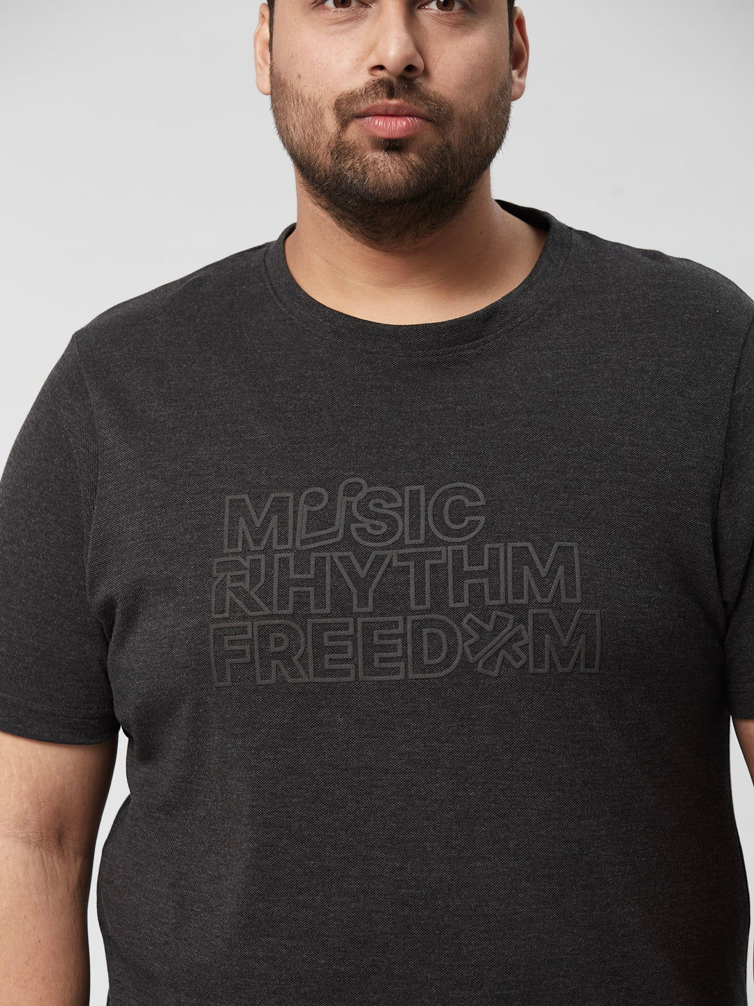 PLUS SIZE MEN STRUCTURED GRAPHIC TEES | XL-7XL