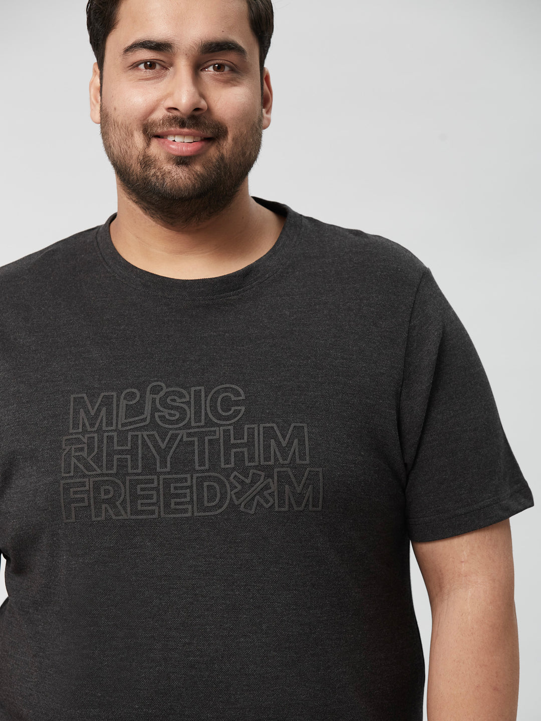 PLUS SIZE MEN STRUCTURED GRAPHIC TEES | XL-7XL