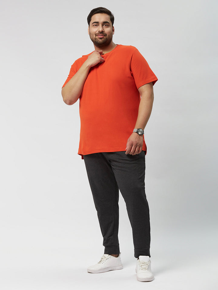 PLUS SIZE MEN STRUCTURED SOLID TEES | XL-7XL