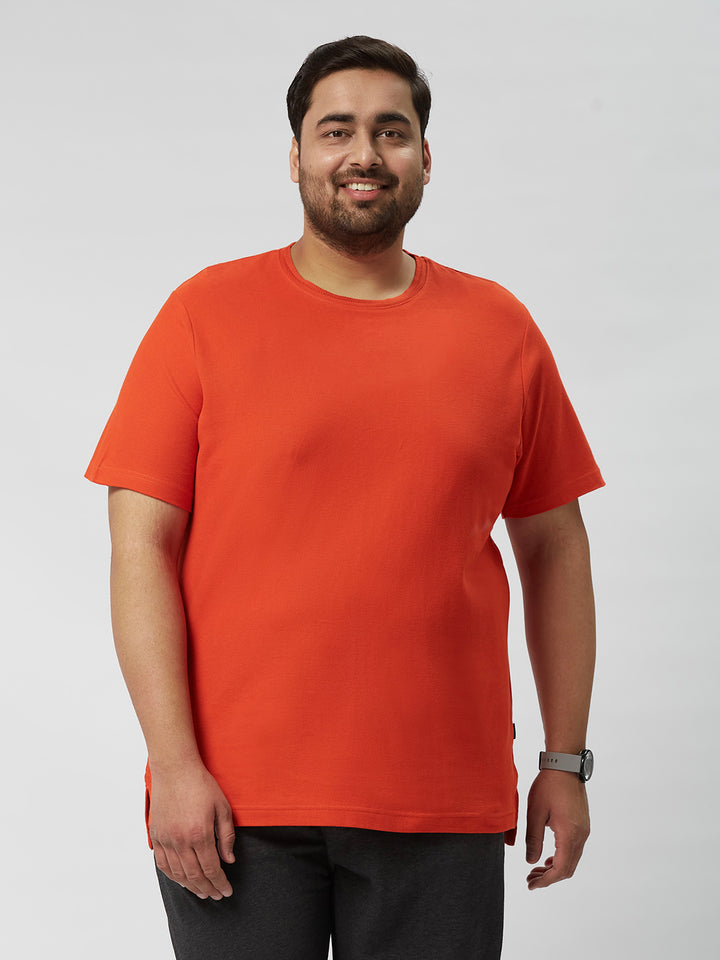 PLUS SIZE MEN STRUCTURED SOLID TEES | XL-7XL