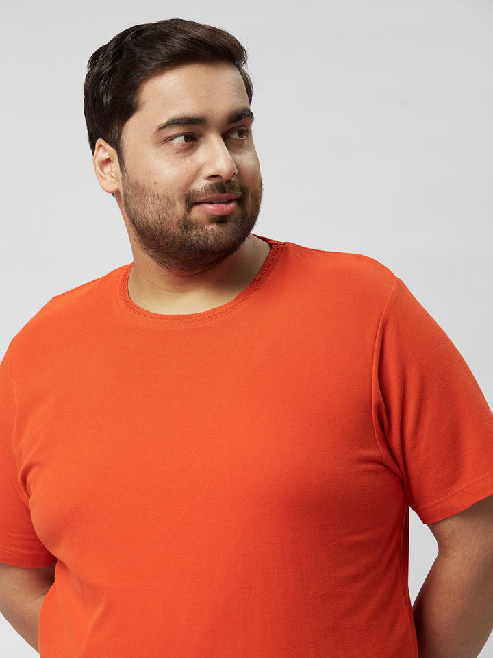 PLUS SIZE MEN STRUCTURED SOLID TEES | XL-7XL