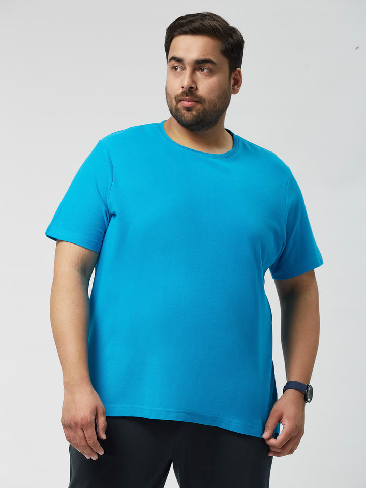 PLUS SIZE MEN STRUCTURED SOLID TEES | XL-7XL
