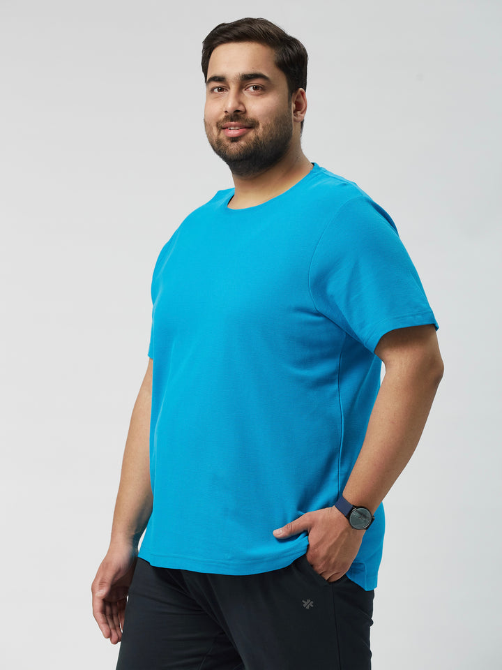 PLUS SIZE MEN STRUCTURED SOLID TEES | XL-7XL