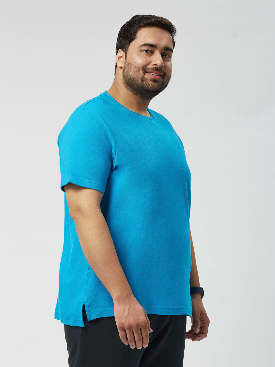 PLUS SIZE MEN STRUCTURED SOLID TEES | XL-7XL