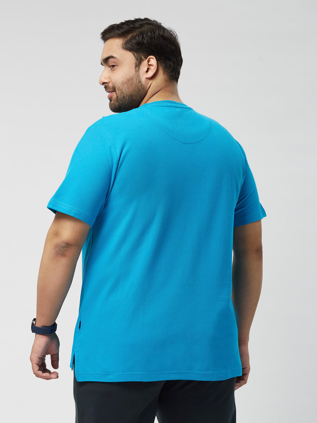 PLUS SIZE MEN STRUCTURED SOLID TEES | XL-7XL