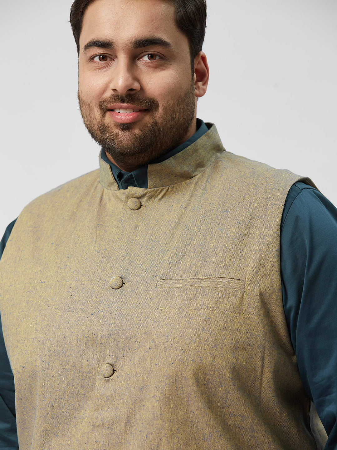 Plus Size Celebration Bandgala Waistcoat | XL-7XL