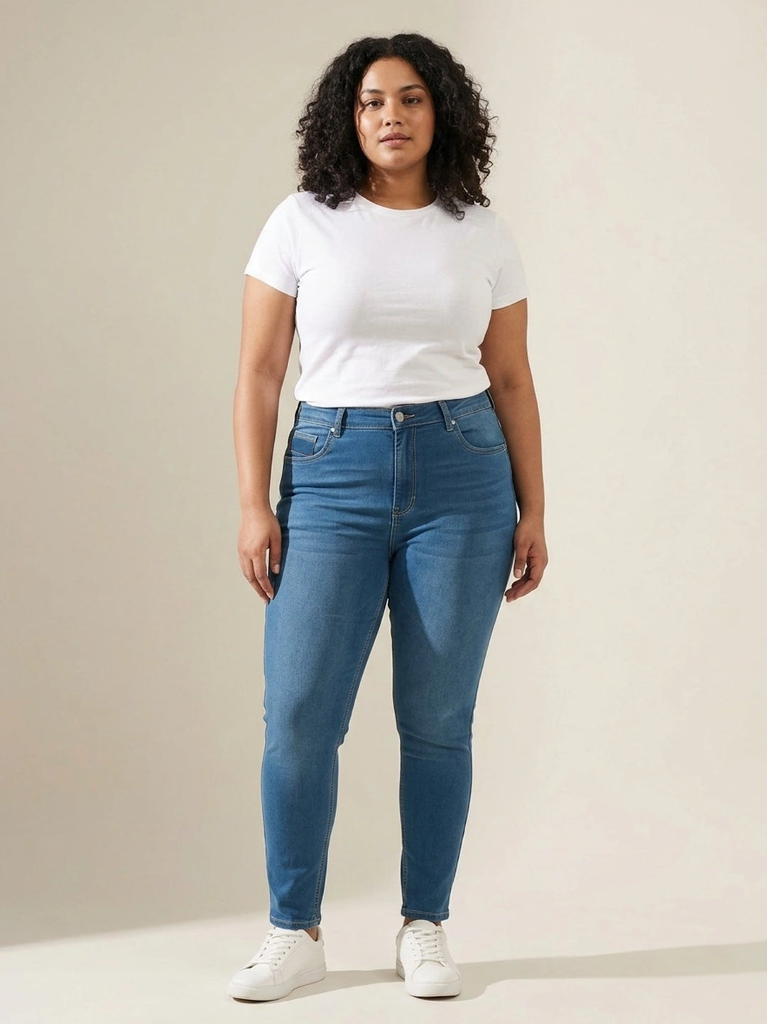 BIG HELLO - THE PLUS LIFE-Womens Denim Jeans