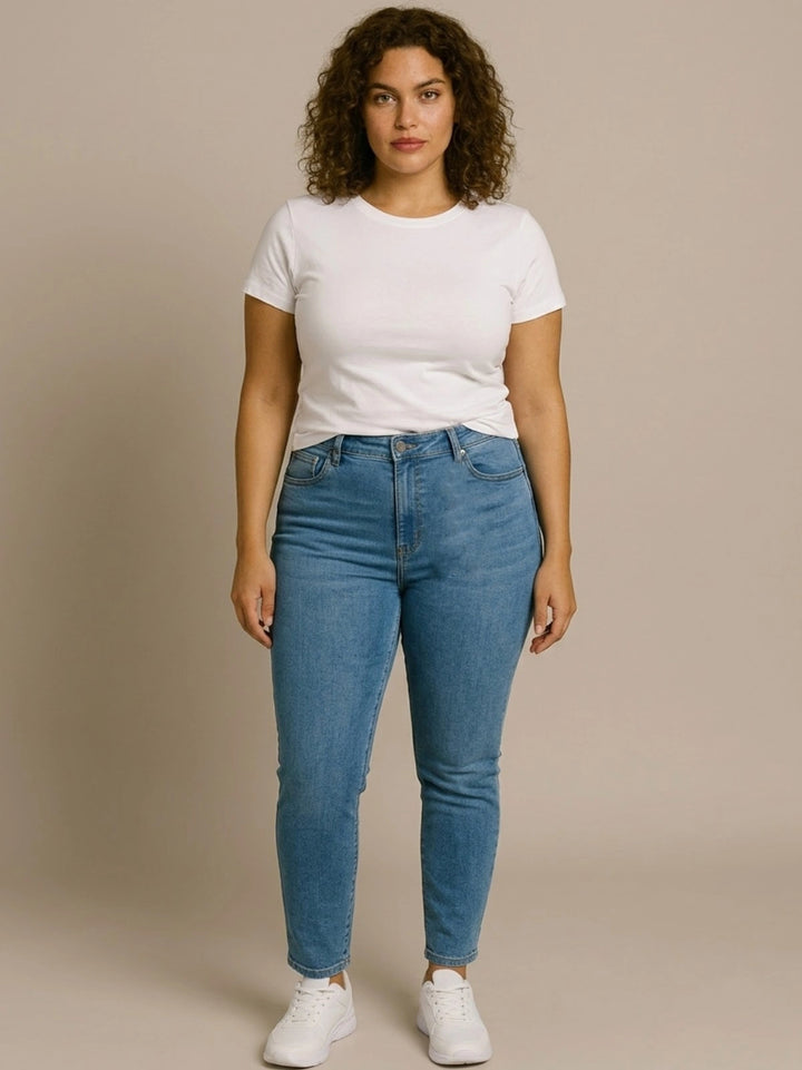 BIG HELLO - THE PLUS LIFE-Womens Denim Jeans
