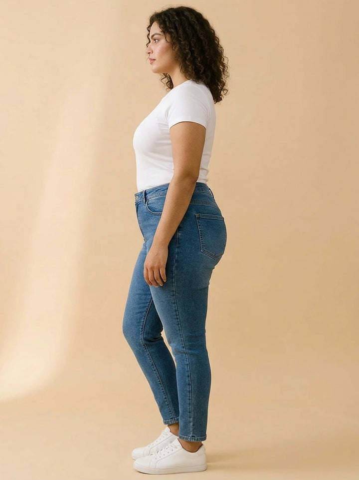BIG HELLO - THE PLUS LIFE-Womens Denim Jeans