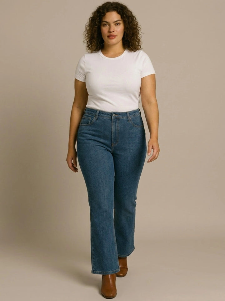 BIG HELLO - THE PLUS LIFE-Womens Denim Jeans