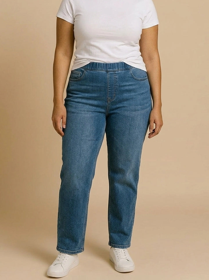 BIG HELLO - THE PLUS LIFE-Womens Denim Jeans