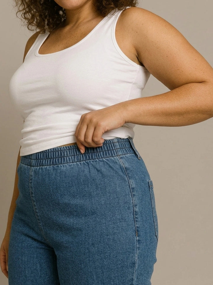 BIG HELLO - THE PLUS LIFE-Womens Denim Jeans