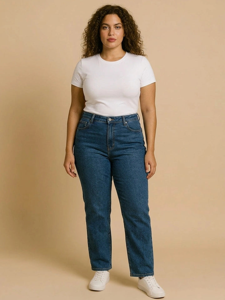 BIG HELLO - THE PLUS LIFE-Womens Denim Jeans