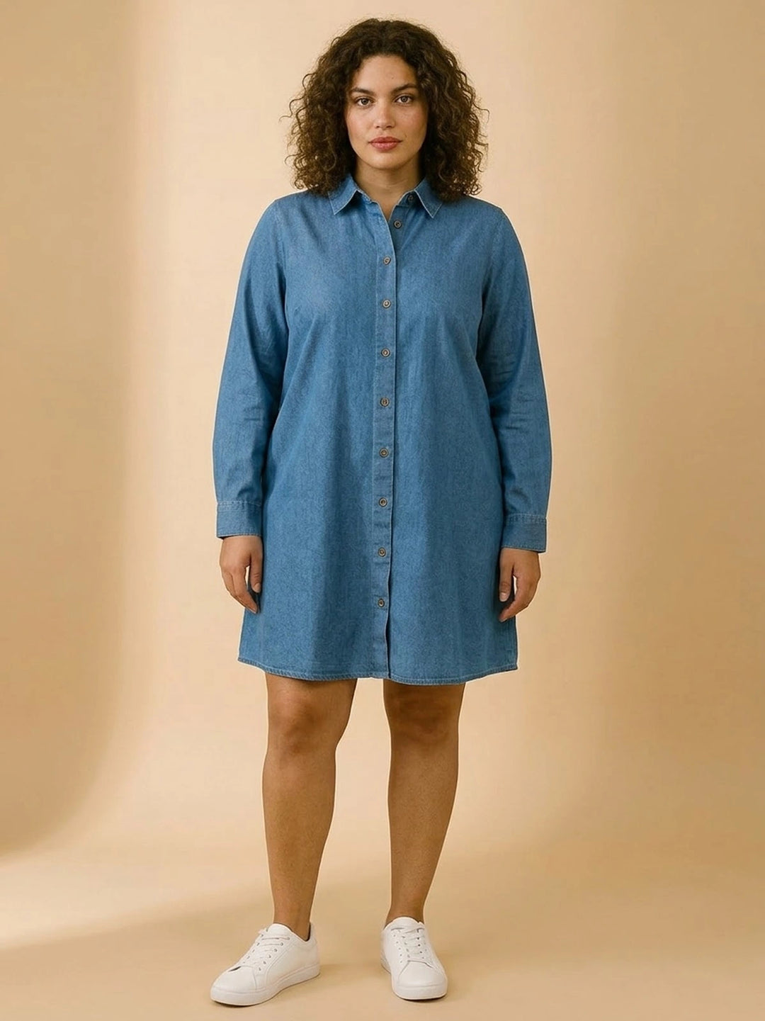 BIG HELLO - THE PLUS LIFE-Womens Dress - Denim