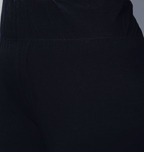 Solid Knit Stretch Leggings