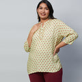 Plus Size Printed Viscose Kurti | XL-7XL