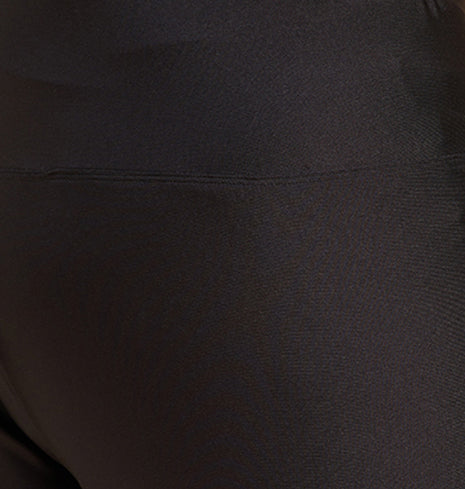 Plus Size Nylon Knit Stretch Shimmer Leggings | XL-7XL