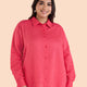 Coral Pink Womens Shirt | XL-7XL