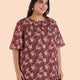 Plus Size Floral Bunch Printed Top | XL-7XL