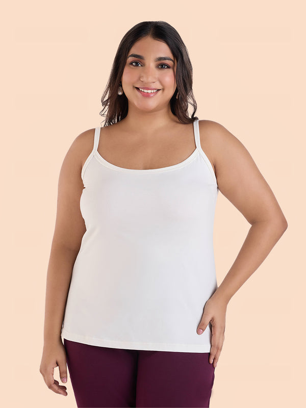Plus Size Solid Knit Stretch Spagetti | XL-7XL