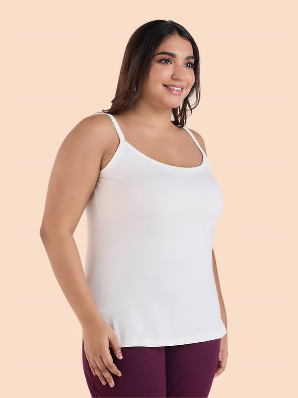 Plus Size Solid Knit Stretch Spagetti | XL-7XL