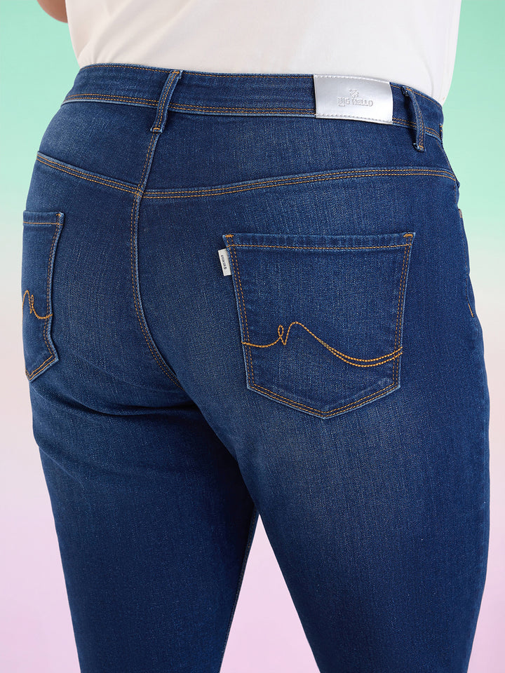 Medium Wash Stretch Jeans