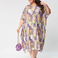Plus Size MIDI CASUAL LOUNGE DRESS | XL-7XL