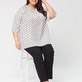 Plus Size Noir Blanc : Where Fashion Flourishes | XL-7XL