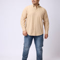 Plus Size BREZZY SOLID FULL SLEEVE SHIRT | XL-7XL