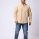 Plus Size BREZZY SOLID FULL SLEEVE SHIRT | XL-7XL