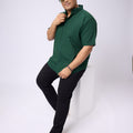 Plus Size BREZZY SOLID HALF SLEEVE SHIRT | XL-7XL
