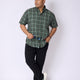 Plus Size EARTHY CHECK HALF SLEEVE SHIRT | XL-7XL