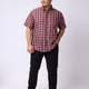 Plus Size EARTHY CHECK HALF SLEEVE SHIRT | XL-7XL