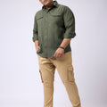 Plus Size DOUBLE POCKET RIDER SHIRT | XL-7XL