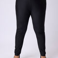 Plus Size SOLID KNIT STRETCH LEGGINGS | XL-7XL