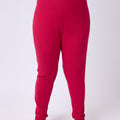 Plus Size SOLID KNIT STRETCH LEGGINGS | XL-7XL