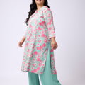 Plus Size ETHNIC FLORAL PRINT KURTA SET | XL-7XL
